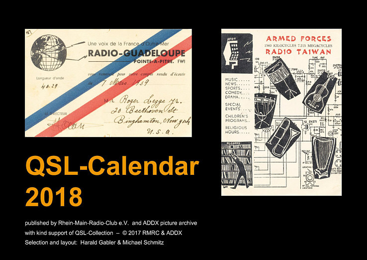 QSL Kalender 2018